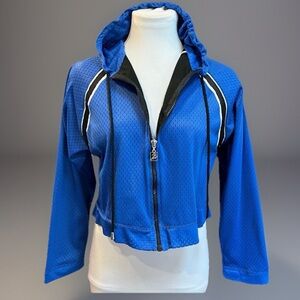 Vintage PEZZI Cropped Hoodie Layering Sweat Jacket *MINT CONDITION